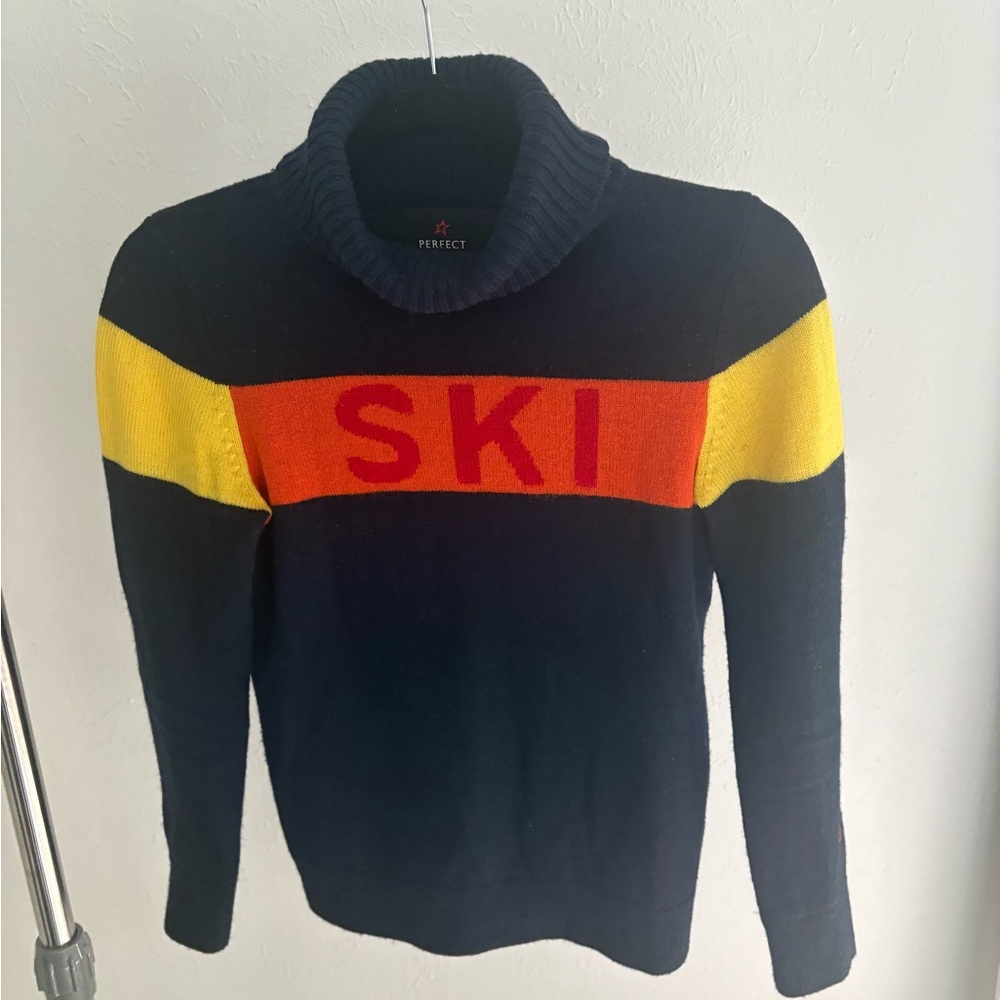 Perfect moment navy ski sweater
